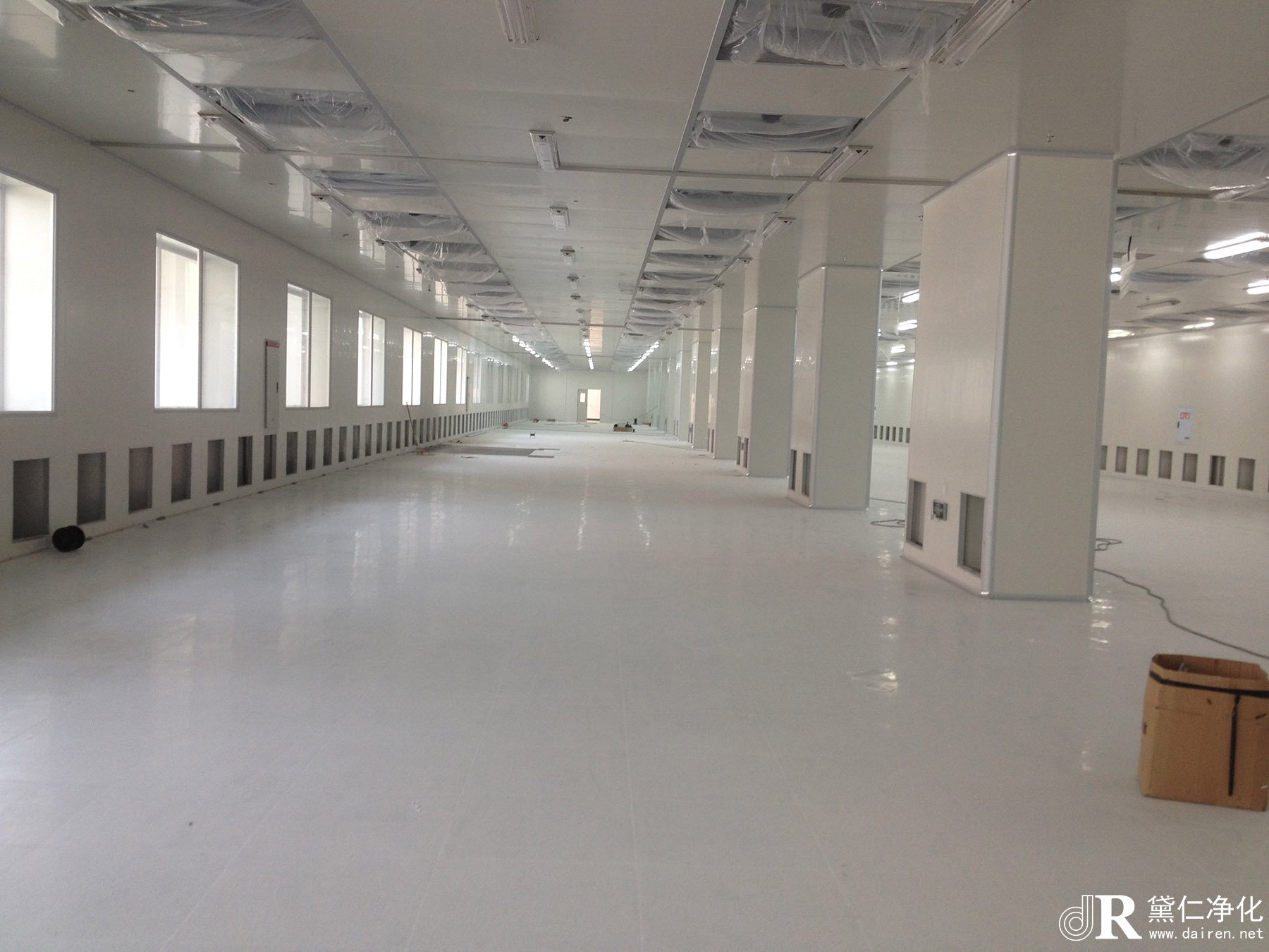 上海松江區電子廠車間裝修案例