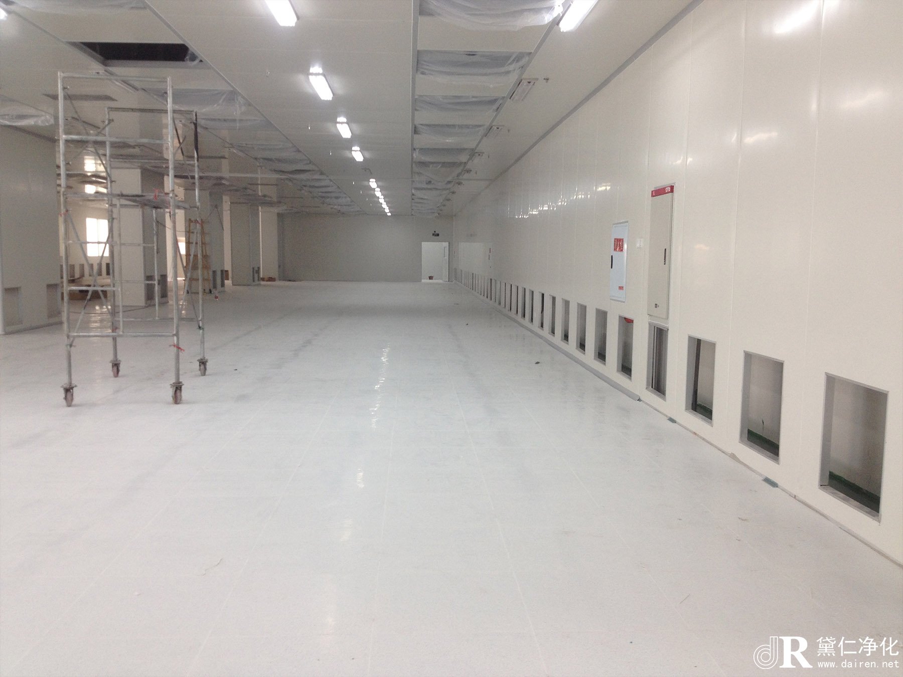 上海松江區電子廠車間裝修案例